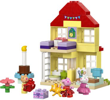 LEGO Домик на день рождения Свинки Пеппы DUPLO 10433, деталей 59 шт купить,NaN