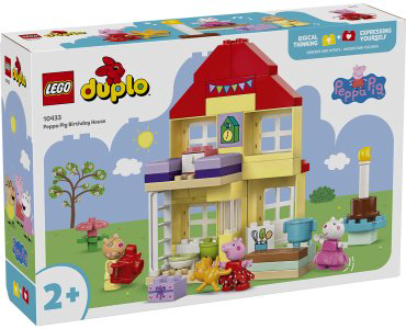 LEGO Домик на день рождения Свинки Пеппы DUPLO 10433, деталей 59 шт купить,NaN