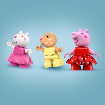 LEGO Домик на день рождения Свинки Пеппы DUPLO 10433, деталей 59 шт купить,0
