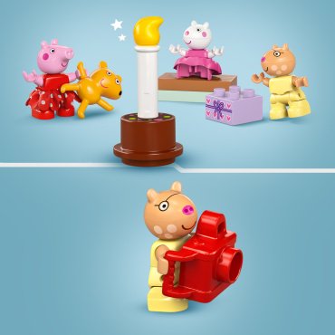LEGO Домик на день рождения Свинки Пеппы DUPLO 10433, деталей 59 шт купить,0