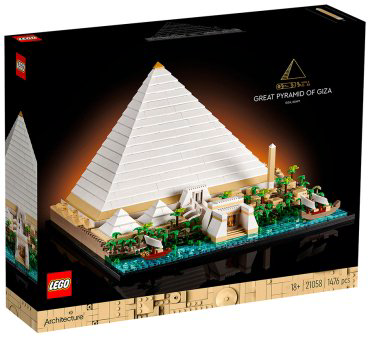 LEGO Пирамида Хеопса 21058, деталей 1476 шт купить,NaN