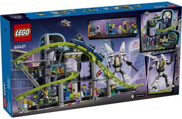 LEGO Парк американских горок "Мир роботов" City 60421, деталей 986 шт купить,0