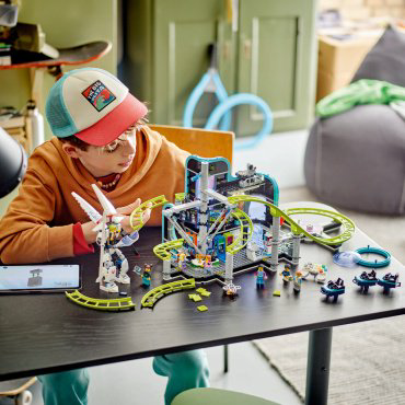 LEGO Парк американских горок "Мир роботов" City 60421, деталей 986 шт купить,NaN