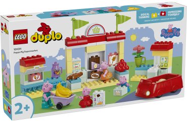 LEGO Супермаркет Свинки Пеппы DUPLO 10434, деталей 70 шт