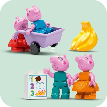 LEGO Супермаркет Свинки Пеппы DUPLO 10434, деталей 70 шт