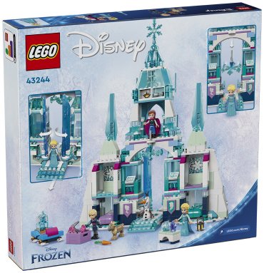 LEGO Зимний дворец Эльзы Disney 43244, деталей 630 шт