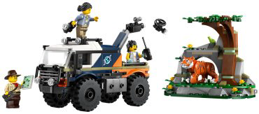 LEGO Внедорожный грузовик исследователь джунглей City 60426, деталей 314 шт купить,NaN