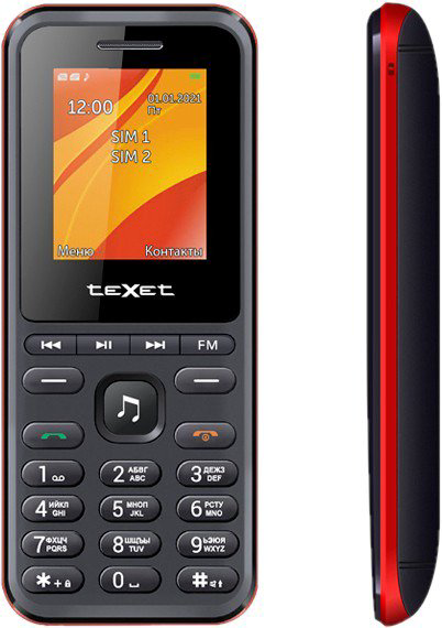 Мобильный телефон Texet TM-316 Black-Red купить,NaN