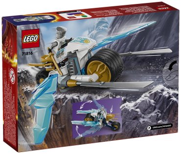 LEGO Ледяной мотоцикл Зейна Ninjago 71816, деталей 84 шт купить,0