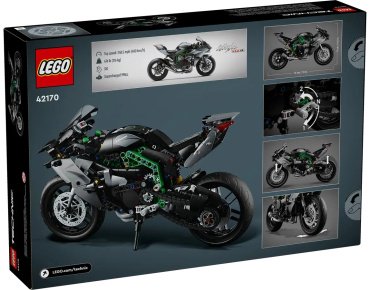 LEGO Техник Мотоцикл Kawasaki Ninja H2R 42170, деталей 643 шт
