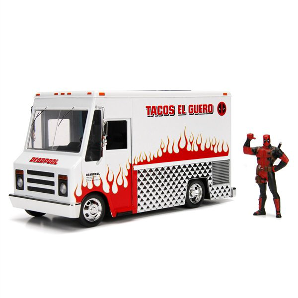 Игровой набор Jada Toys  Машина с фигуркой Deadpool Taco Truck&Deadpool купить,NaN