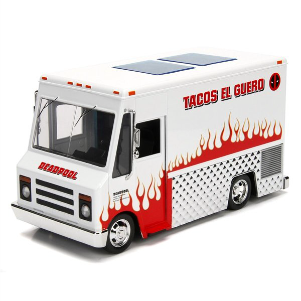 Игровой набор Jada Toys  Машина с фигуркой Deadpool Taco Truck&Deadpool купить,NaN