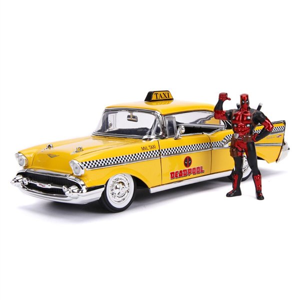 Игровой набор Jada Toys  Машина с фигуркой  Chevy Bel Air&Deadpool 1957  купить,NaN