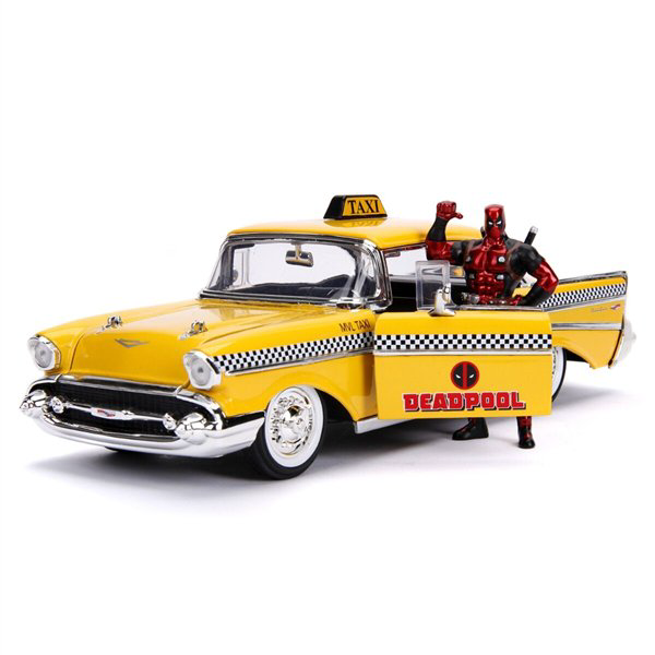 Игровой набор Jada Toys  Машина с фигуркой  Chevy Bel Air&Deadpool 1957  купить,NaN