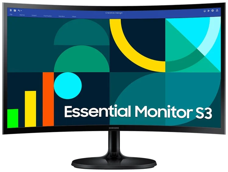 Монитор Samsung Curved  LS24D360GAIXCI 24" Black