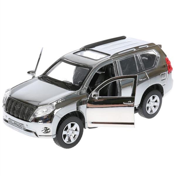 Машинка Технопарк Toyota Land Cruiser Prado  12.5см серебристая купить,NaN
