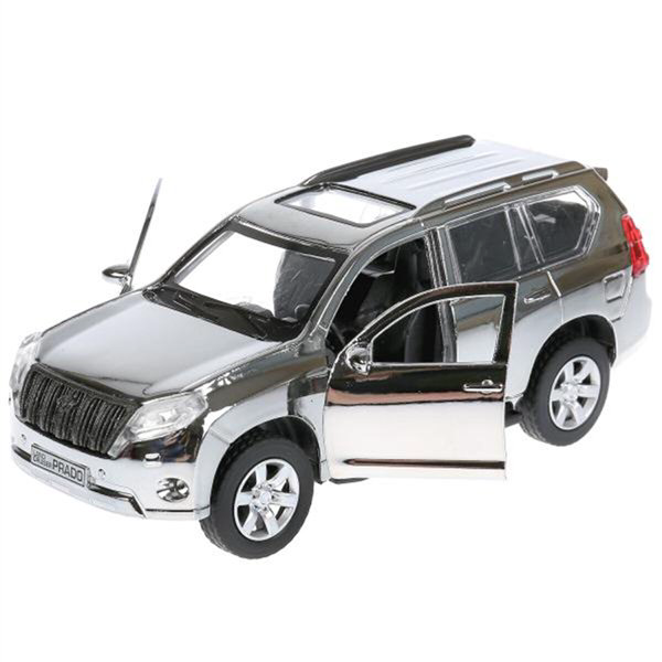 Машинка Технопарк Toyota Land Cruiser Prado  12.5см серебристая купить,NaN