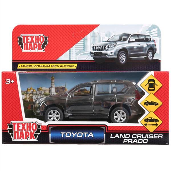 Машинка Технопарк Toyota Land Cruiser Prado  12.5см серебристая купить,NaN
