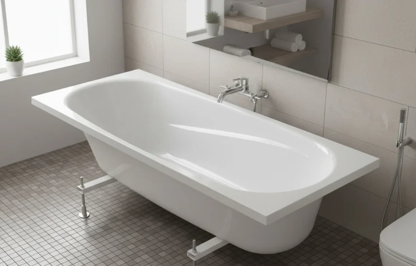 Ванна Domani-Spa Standard с ножками и экраном Кварт 150х70х41см белый купить,NaN