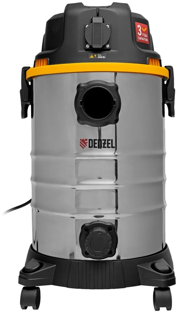 Строительный пылесос Denzel RVC30 28203 желтый купить,0