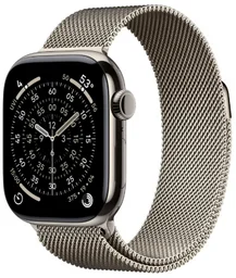 Смарт-часы Apple Watch Series 11&nbsp;GPS + Cellular 42mm MF8P4 Natural Titanium Case with Natural Milanese Loop