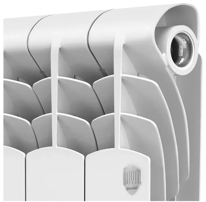 Радиатор биметаллический Royal Thermo Revolution Bimetall 500/80 161Вт 10 секций белый купить,80000
