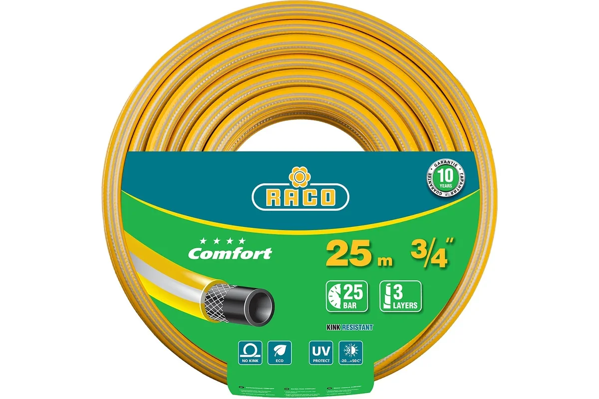 Шланг поливочный Raco Comfort 40303-3/4-25 25м
