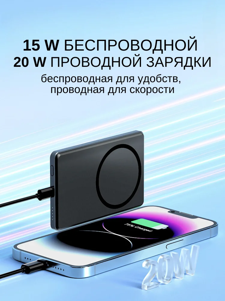 Ppwer Bank Drogan DR-01 10000мАч 20Вт серый