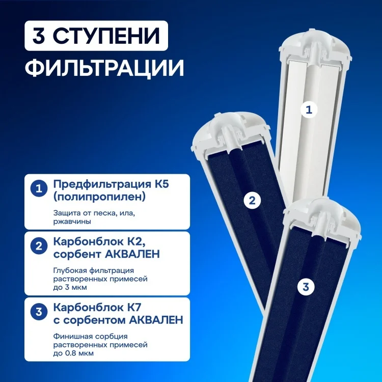 Комплект модулей для Аквафор Кристалл А К5-К2-К7
