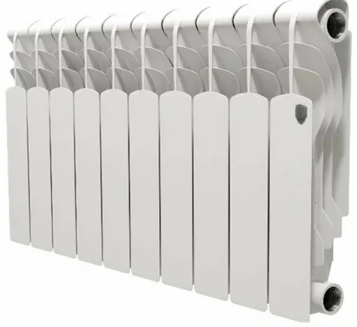 Радиатор биметаллический Royal Thermo Revolution Bimetall 500/80 161Вт 10 секций белый