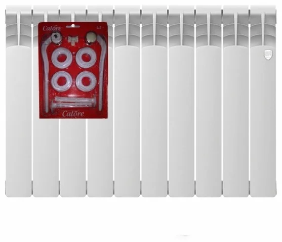 Комплект Радиатор алюминиевый Royal Thermo Revolution 500/80 10 секций