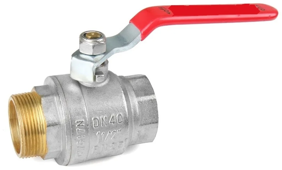 Кран шаровый RVC д40 ВН ручка купить,NaN