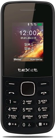 Мобильный телефон TeXet TM-117 Black