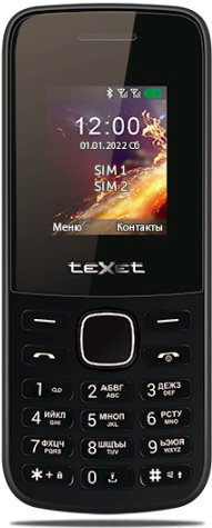 Мобильный телефон TeXet TM-117 Black