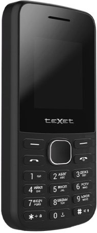 Мобильный телефон TeXet TM-117 Black