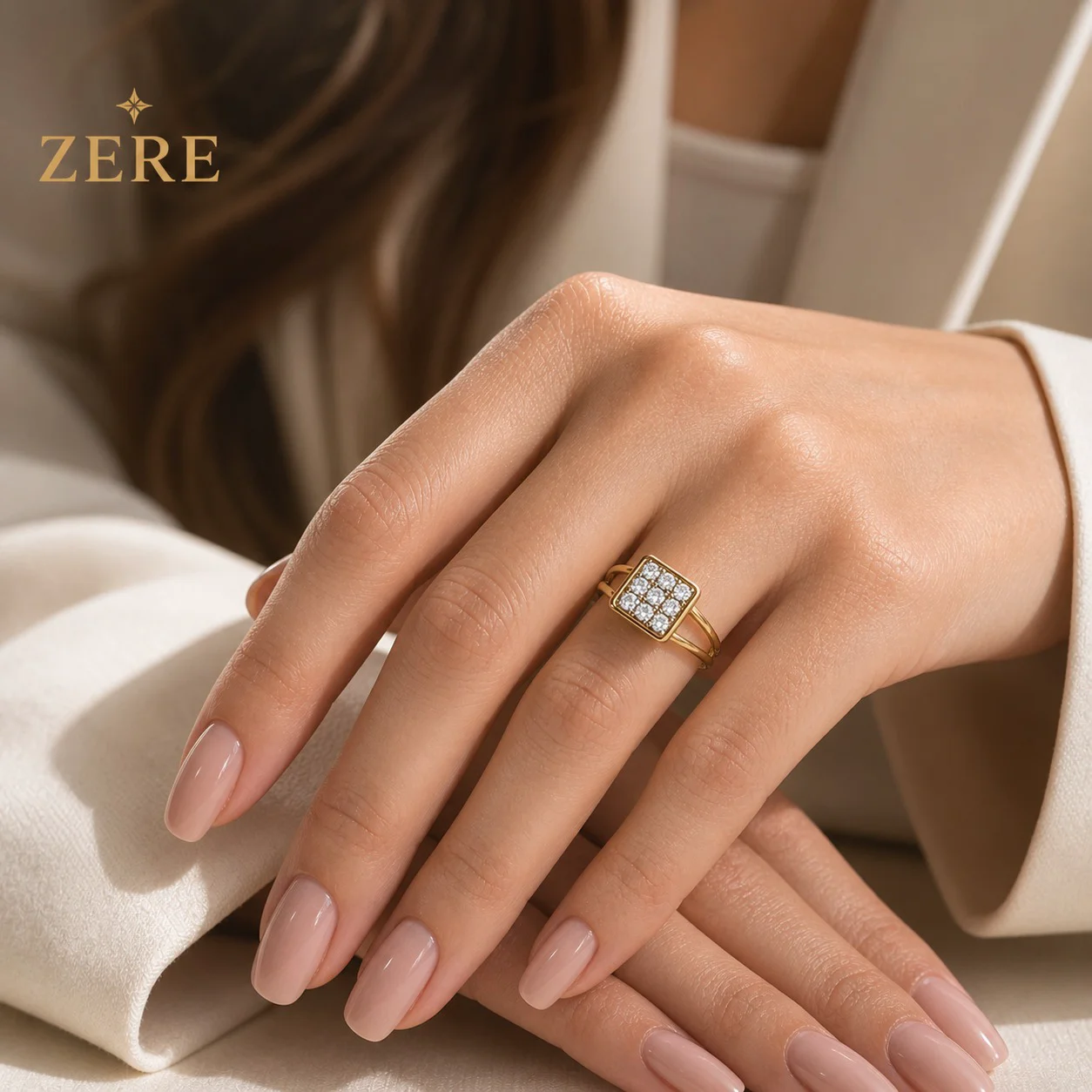 Кольцо Zere ZR050525 золото 1.87гр 17.5р купить,154925