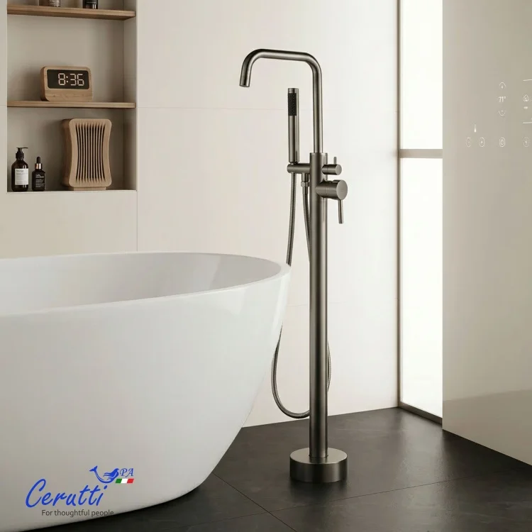 Смеситель для ванны CeruttiSPA Afra GG графит купить,135600