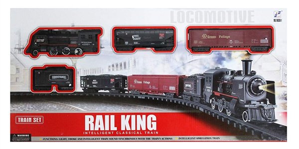 Поезд  LCF Rail King товарный состав 3 вагона  
