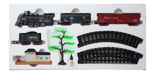 Поезд  LCF Rail King товарный состав 3 вагона  