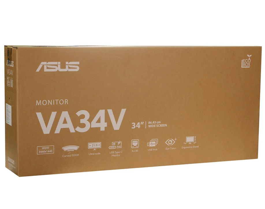 Монитор 34" Asus VA34VCPSR Black купить,333500