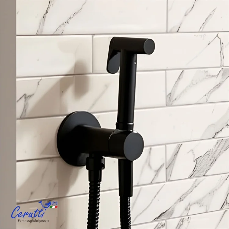 Гигиенический душ CeruttiSPA Braies SHB черный