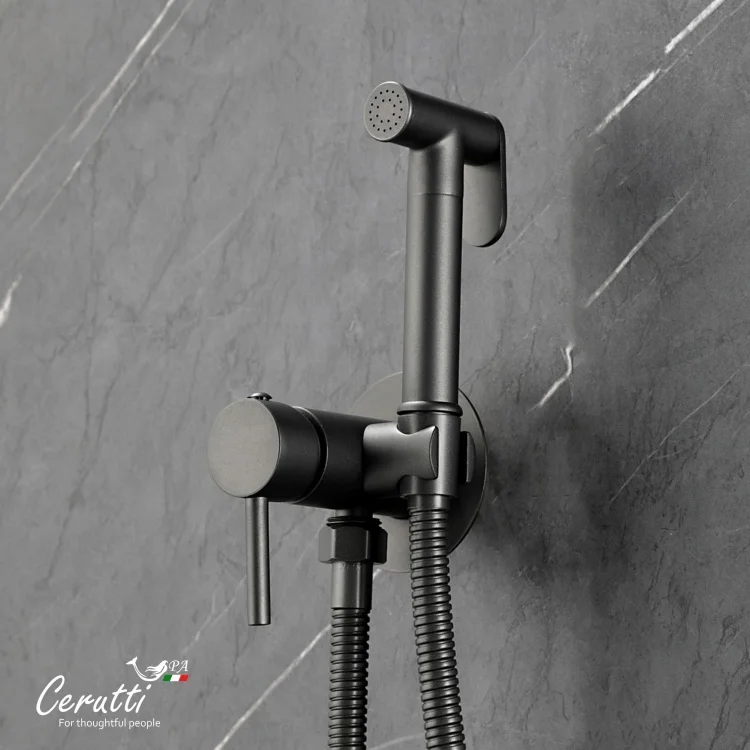 Гигиенический душ CeruttiSPA Braies SHGR серый
