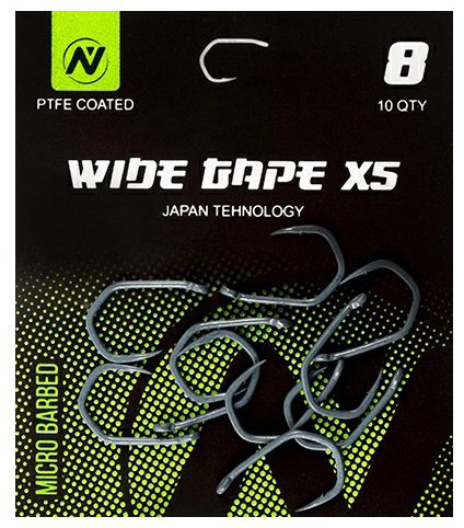 Крючок для рыбалки VN Tackle VNH-12104 карповый черный 10 шт