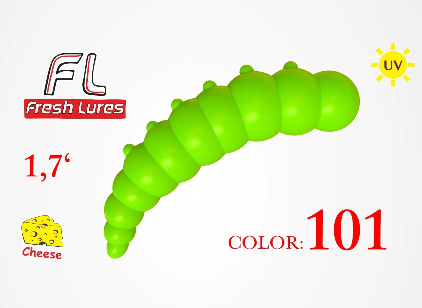 Мягкая приманка Fresh Lures FL-BIGJunior17101 7 шт купить,NaN