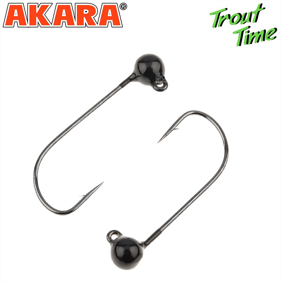 Крючок для рыбалки Akara JTRW-07-4-BL-F3 джиговый черный 3 шт