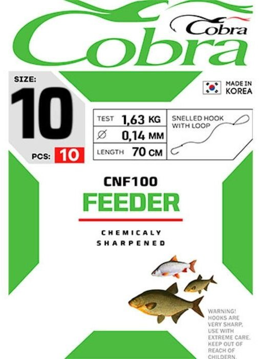 Крючок для рыбалки Cobra CNF100-010 одинарный серебристый 10 шт купить,NaN