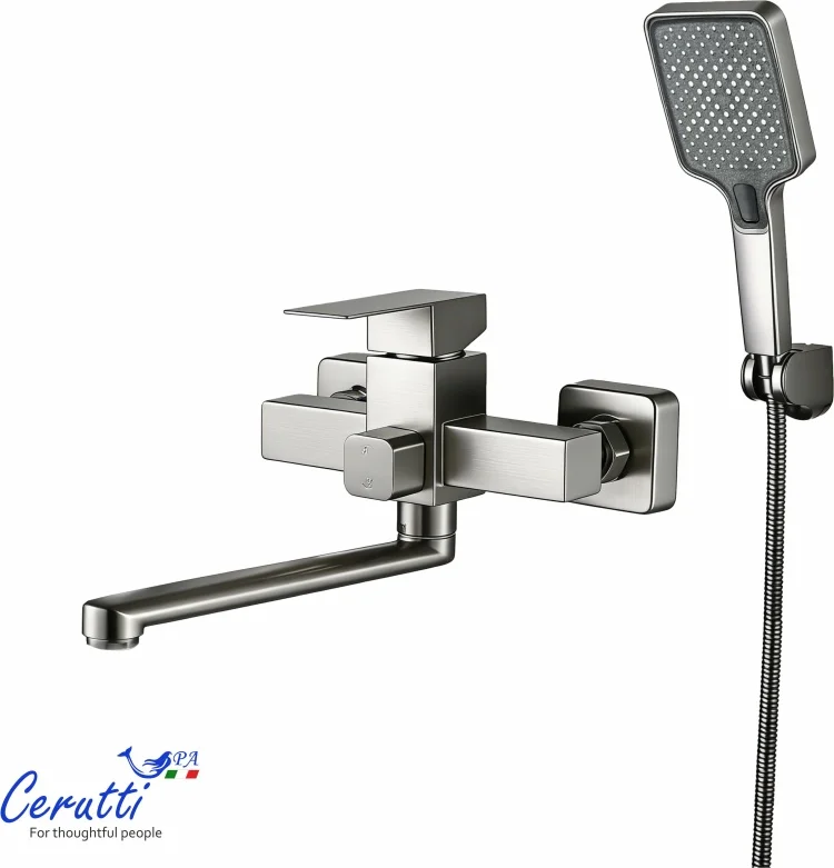 Смеситель для ванны CeruttiSPA Clelia VXLGR серый купить,66300