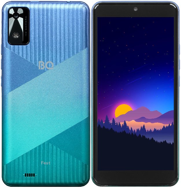 Смартфон BQ 5565L 16Gb Green-Blue купить,NaN