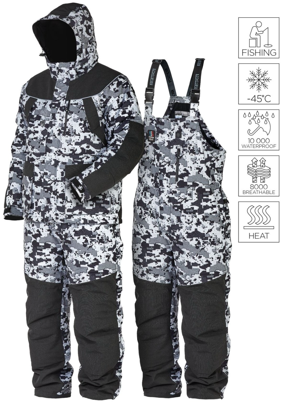 Костюм NORFIN EXPLORER 2 CAMO HEAT 351105-XXL XXL купить,NaN