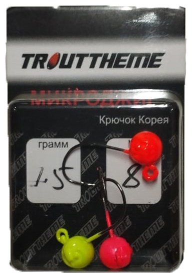 Крючок для рыбалки TroutTheme TTMIX812 джиговый черный 3 шт